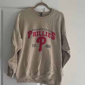 Philadelphia Phillies Beige Sweatshirt